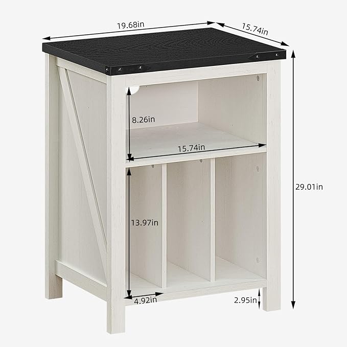 Record Player Stand with Vinyl Record Storage,White Record Player Table Holds up to 160 Albums,Large Wood Turntable Stand Cabinet Dispaly Shelf for Living Room,Bedroom,Office