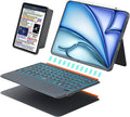 iPad Air 11 inch Case with Keyboard (M3 M2 2025 2024),Pro 11,iPad A16 11th/10th,Flex Magnetic Detachable Keyboard with Trackpad,Backlit Keys,Adjustable Stand,Slim for Air 5th/4th Gen 10.9 inch (Gray)