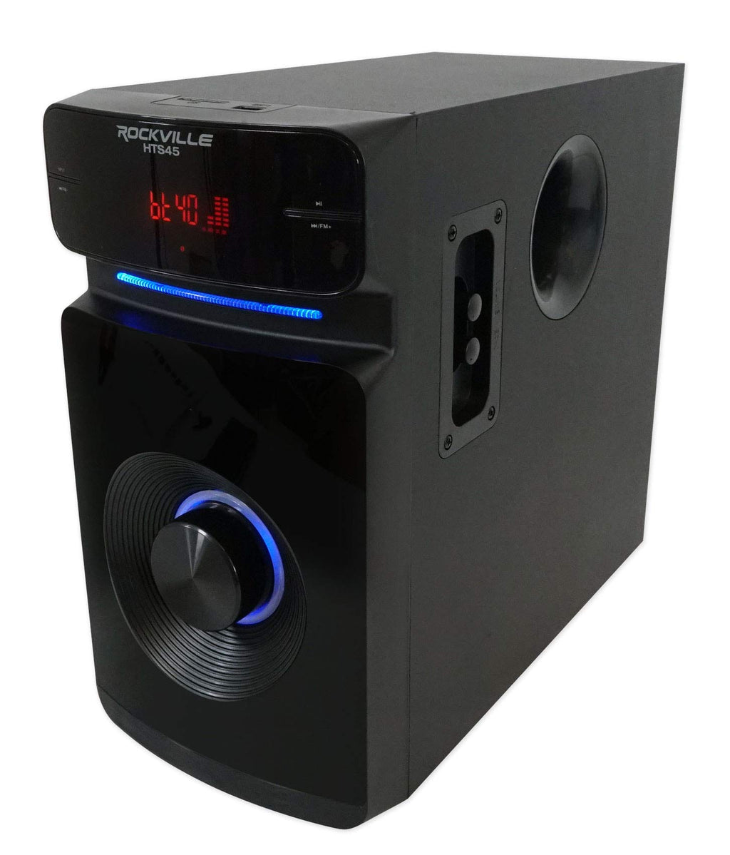 Rockville HTS45 5.1 Channel Bluetooth Home Theater Audio System