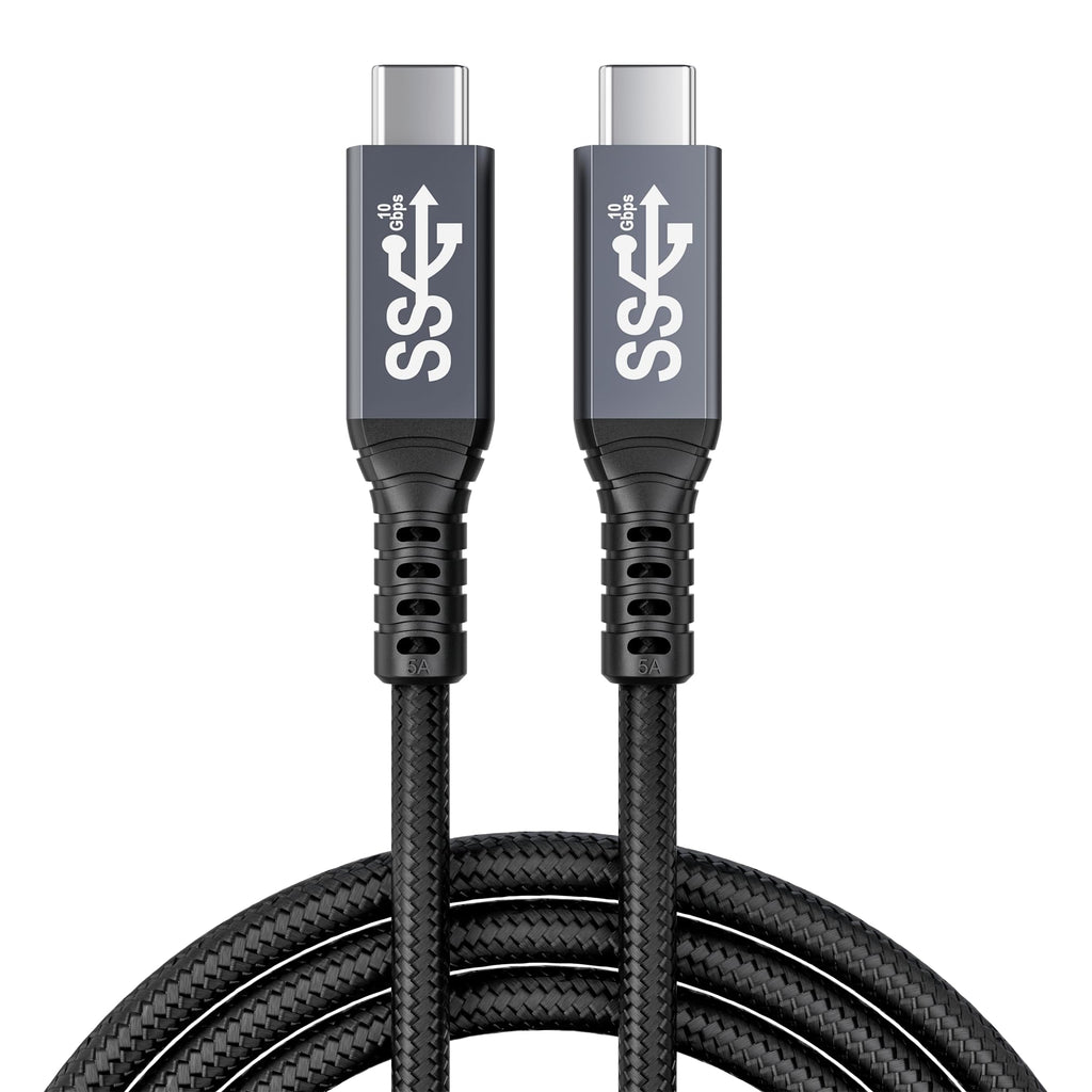 HOTUTUKI usbc to USB c 3.1,USB-c 10gbps Data Transfer Video 4K Monitor Cable 100W High Speed Data Transfer Fast Charging Cord Compatible with Monitor 3.3FT(1m)