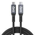 HOTUTUKI usbc to USB c 3.1,USB-c 10gbps Data Transfer Video 4K Monitor Cable 100W High Speed Data Transfer Fast Charging Cord Compatible with Monitor 3.3FT(1m)