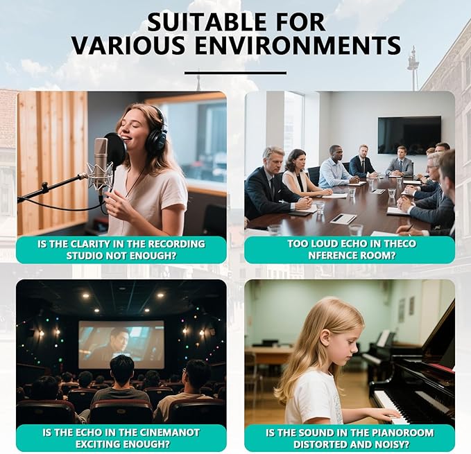 Sound proof foam panels for walls, let your life be free from noise disturbances, and fully enjoy the quiet and pleasant moments (GZ-L 12" X 12" X 1", 48PACK)