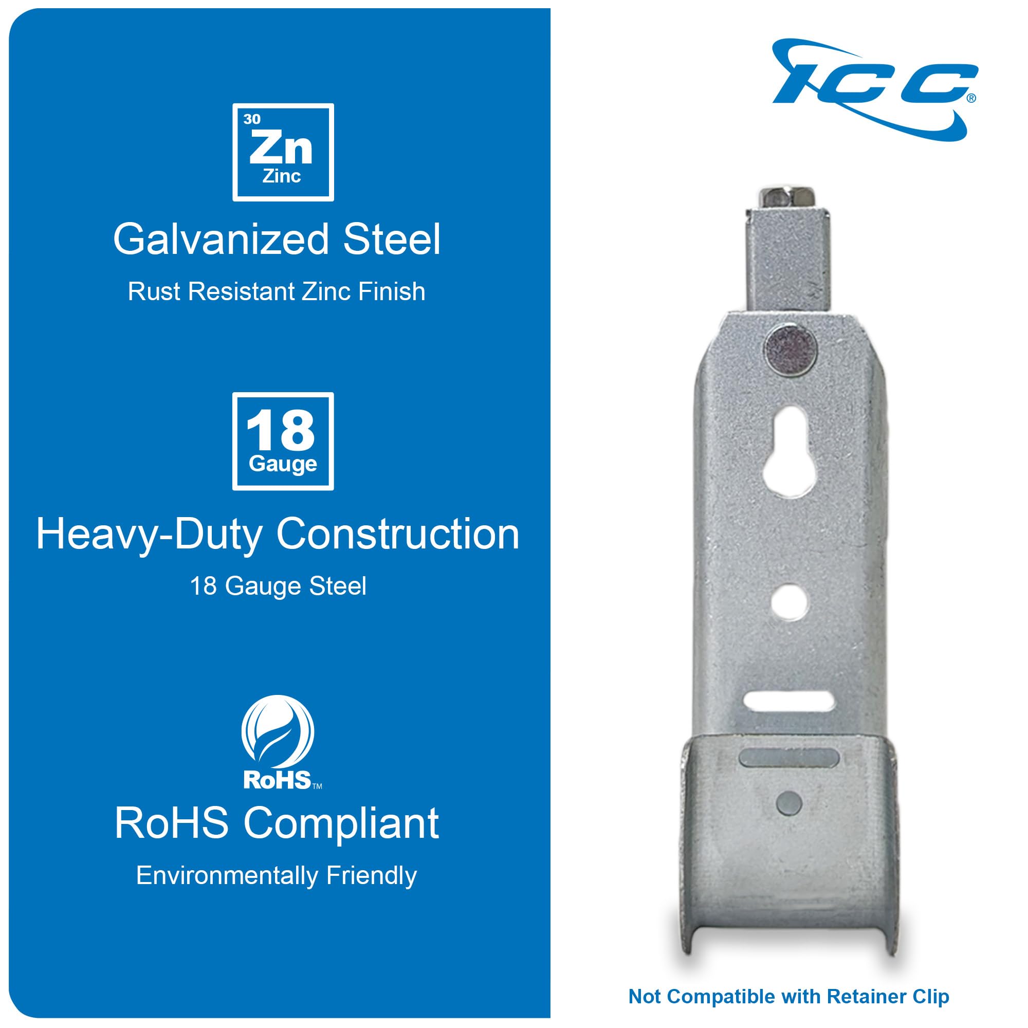 ICC J-Hook in 25 Pack (Beam Clamp, 1 5/16 in)