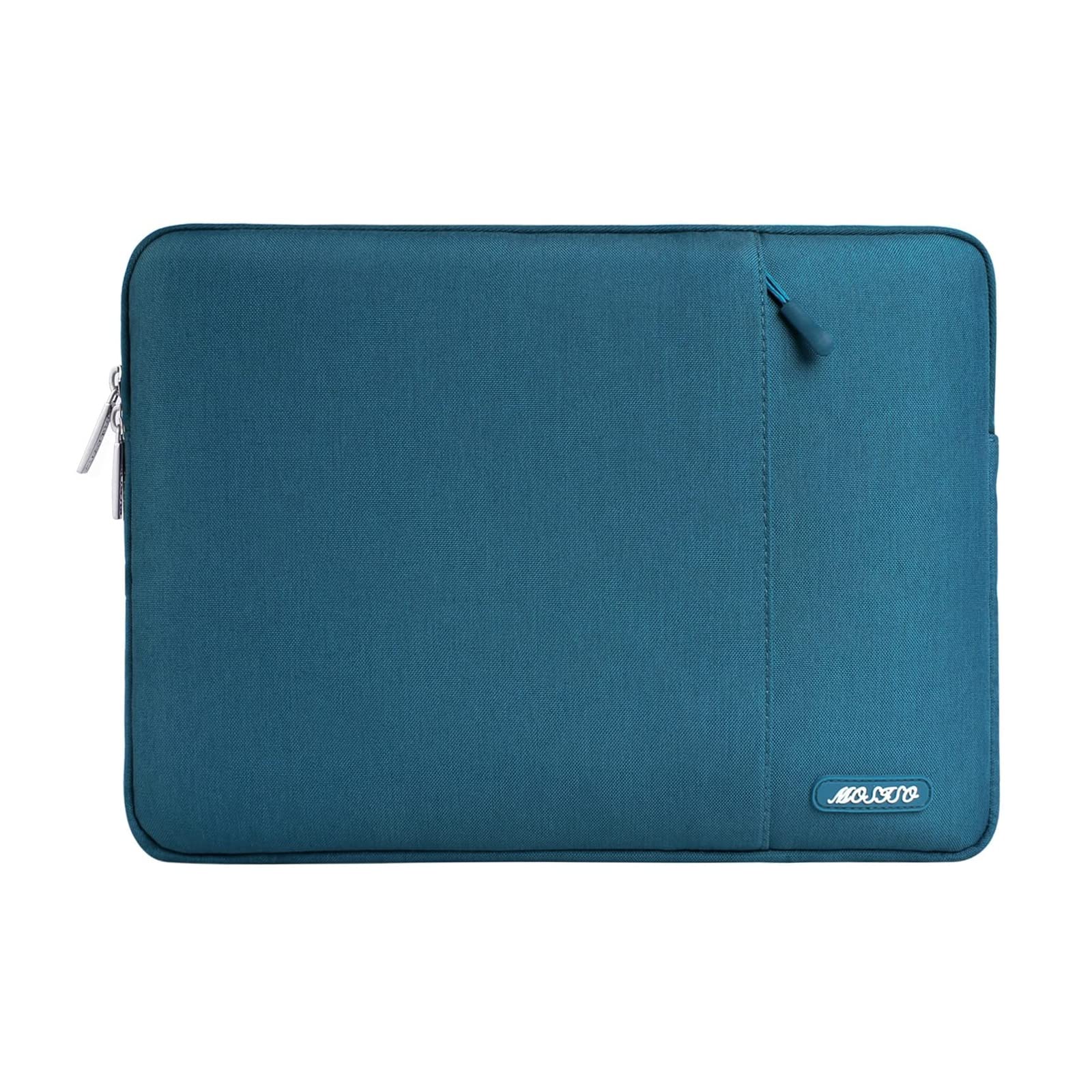 MOSISO Laptop Case 13 inch, Laptop Sleeve Compatible with MacBook Neo/Air/Pro 13 inch with A18/M5/M4/M3/M2/M1 Chip 2026-2016, Polyester Vertical Computer Sleeve Bag with Pocket, Deep Teal