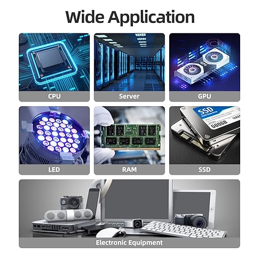 Maxtor Thermal Pad 14.8 W/mK, 120x20x3.0mm(3 pcs) Silicone Thermal Pads Non Conductive Heatsink Cooling Pad, Highly Efficient Heat Resistant Soft Pad for Laptop Heatsink/SSD/CPU/IC/LED Cooler