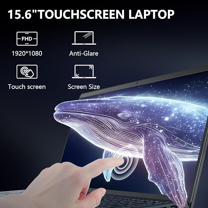 Dell 15.6" Touchscreen Laptop Computer, 32GB RAM, 1.25TB Storage (1TB SSD + 256GB Docking Station), Intel 10-Core i5-1334U (Beat i7-1250U), FHD Display, WiFi 6, Windows 11 Pro S, USB C to RJ45 Cable