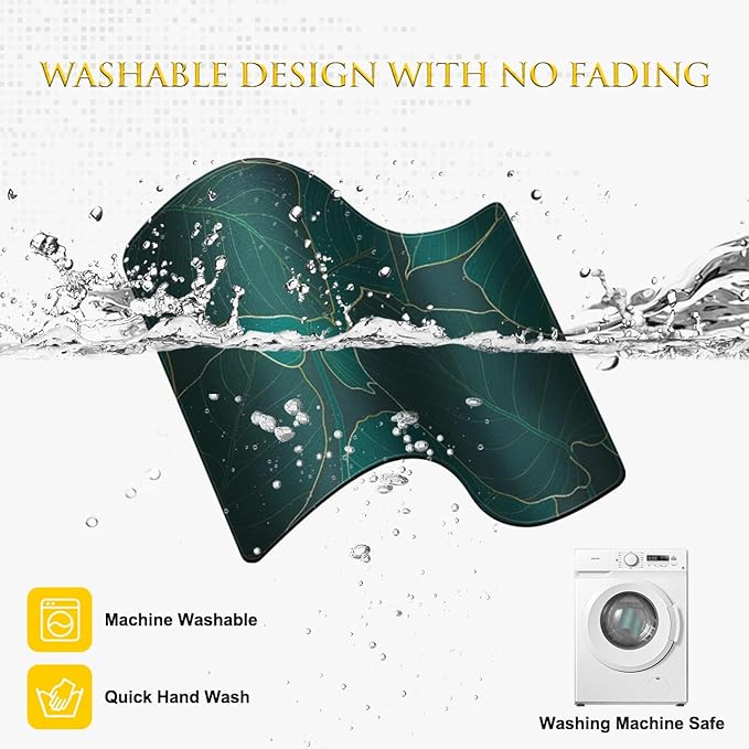 JIKIOU 3 Pack Mouse Pad with Stitched Edge, Comfortable Mouse Pads with Non-Slip Rubber Base, Washable Mousepads Bulk with Lycra Cloth, Mouse Pads for Computers Laptop Mouse 10.2x8.3x0.12in Leaf