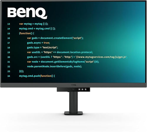 BenQ RD320UA 32” 4K 3840x2160 Programming Monitor with 2000:1 Contrast Ratio, Nano Matte Panel, MoonHalo, Coding Modes, Night Hours Protection, Ergonomic Stand, and Eye-Care Technology