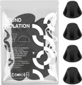 Speaker Isolation Feet – 4-Pack 1.5" Bigfoot Rubber Pads – Non-Adhesive Anti-Vibration Feet for Turntables, Subwoofers, Amplifiers – 50 Duro Non-Skid Bumpers for Audio Equipment