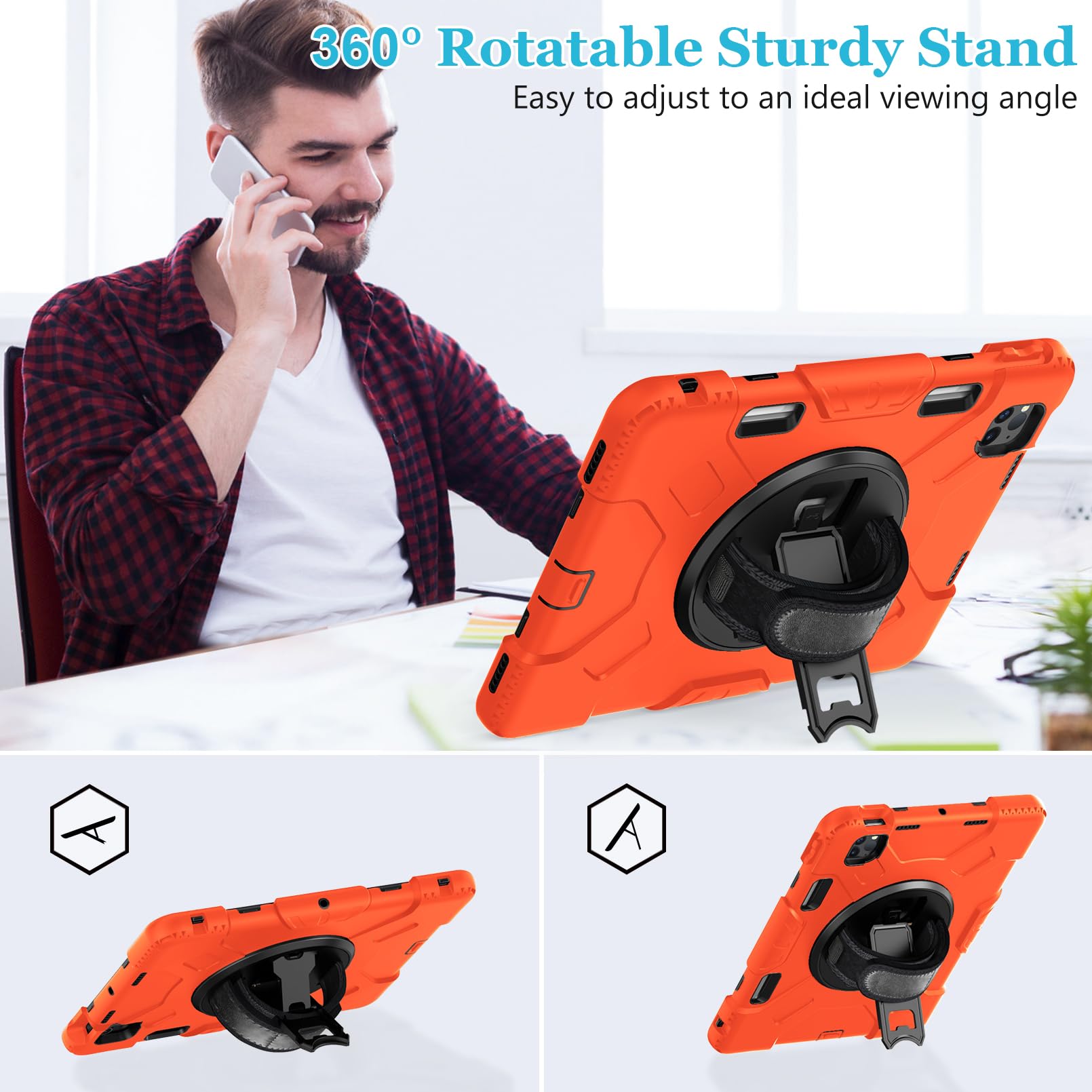 Miesherk Stock Case for iPad Pro 11 4th/ 3rd/ 2nd (2022/2021/ 2020/2018)