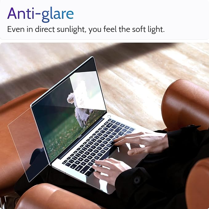 3 Pcs Anti Blue Light Screen Protector for Laptop 13.4"/13.3" 16:10, 13In Computer Monitor Glare Filter UV Blocker Shield Cover Eye Protection Film