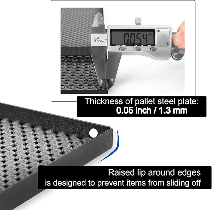 Mr.Power Microphone Stand Rack Tray Holder for Stage, Live Streaming, Recording (13" x 9")(Large)