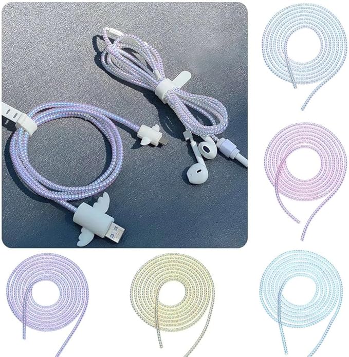 Spiral Cable Protector, 1.5m (4.92ft), Green