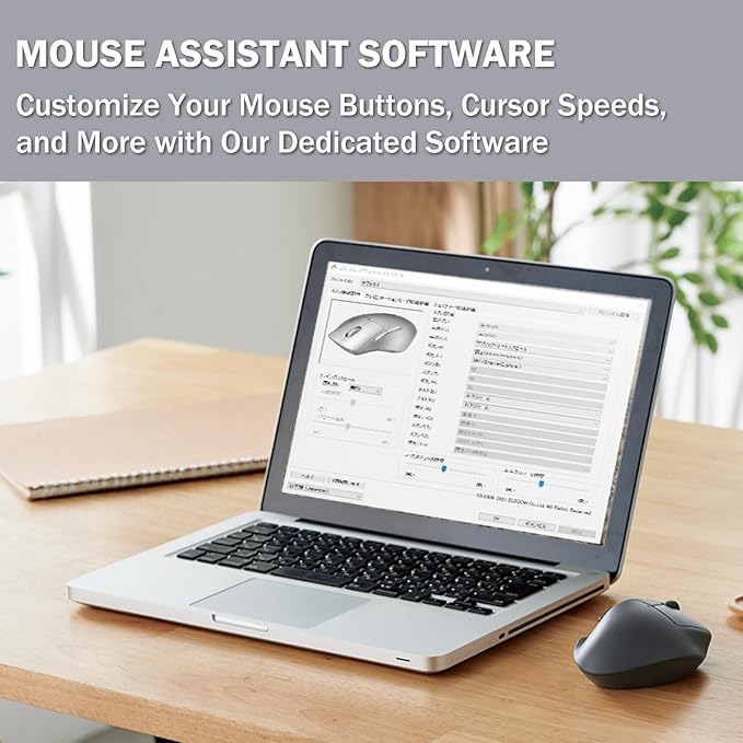 ELECOM Left Hand Wireless Ergonomic Mouse, 2.4GHz with Mini USB Receiver, Silent Click, 2000DPI, 5 Buttons, Optical Sensor, Compatible with PC, Mac, Laptop, EX-G, Lsize Black (M-XGL31DBSKBK)