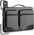 ZINZ 360 Protective Laptop Case 15" 15.6" 16" Sleeve, Water-Resistant Handbag with Straps Compatible with 16" MacBook Neo, MacBook Pro Air 16"/15", XPS 16" and Most 15" 15.6" 16" Notebooks,G01BK02