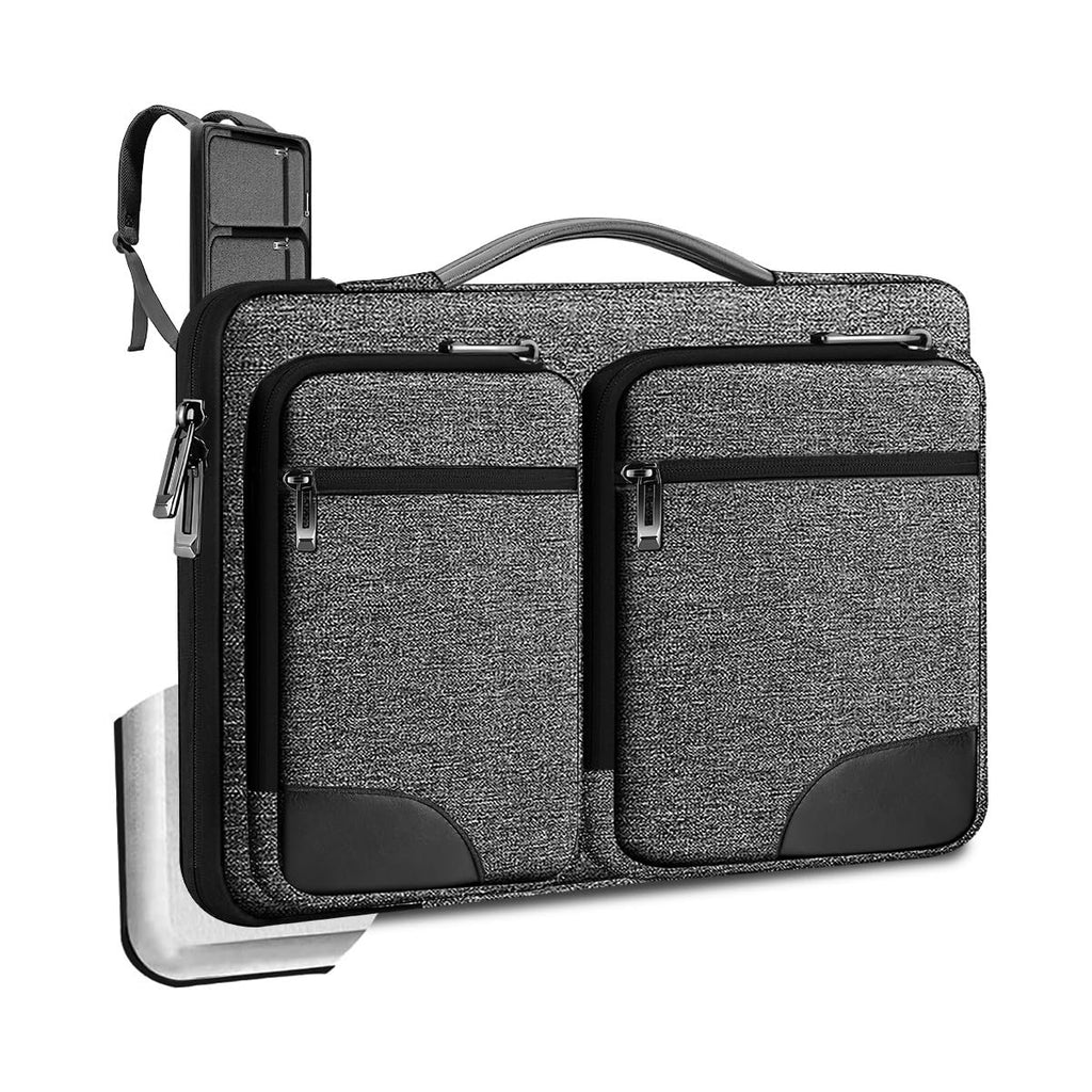 Hseok Laptop Case 15 15.6 16 inch Sleeve with Handle & Straps,Carbon