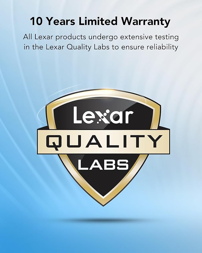 Lexar E-Series 64GB Micro SD Card 5 Pack, microSDXC UHS-I Flash Memory Card with Adapter, 100MB/s, C10, U3, A1, V30, Full HD, 4K UHD, High Speed TF Card
