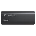 Timetec 1TB Portable External SSD USB3.2 Gen2 Type C Up to 550MB/s Ultra-Light Aluminum Mini External Solid State Drive with USB C to A Cable/USB A to C Adapter for Desktops/Laptop/Mac/Mobile - Black