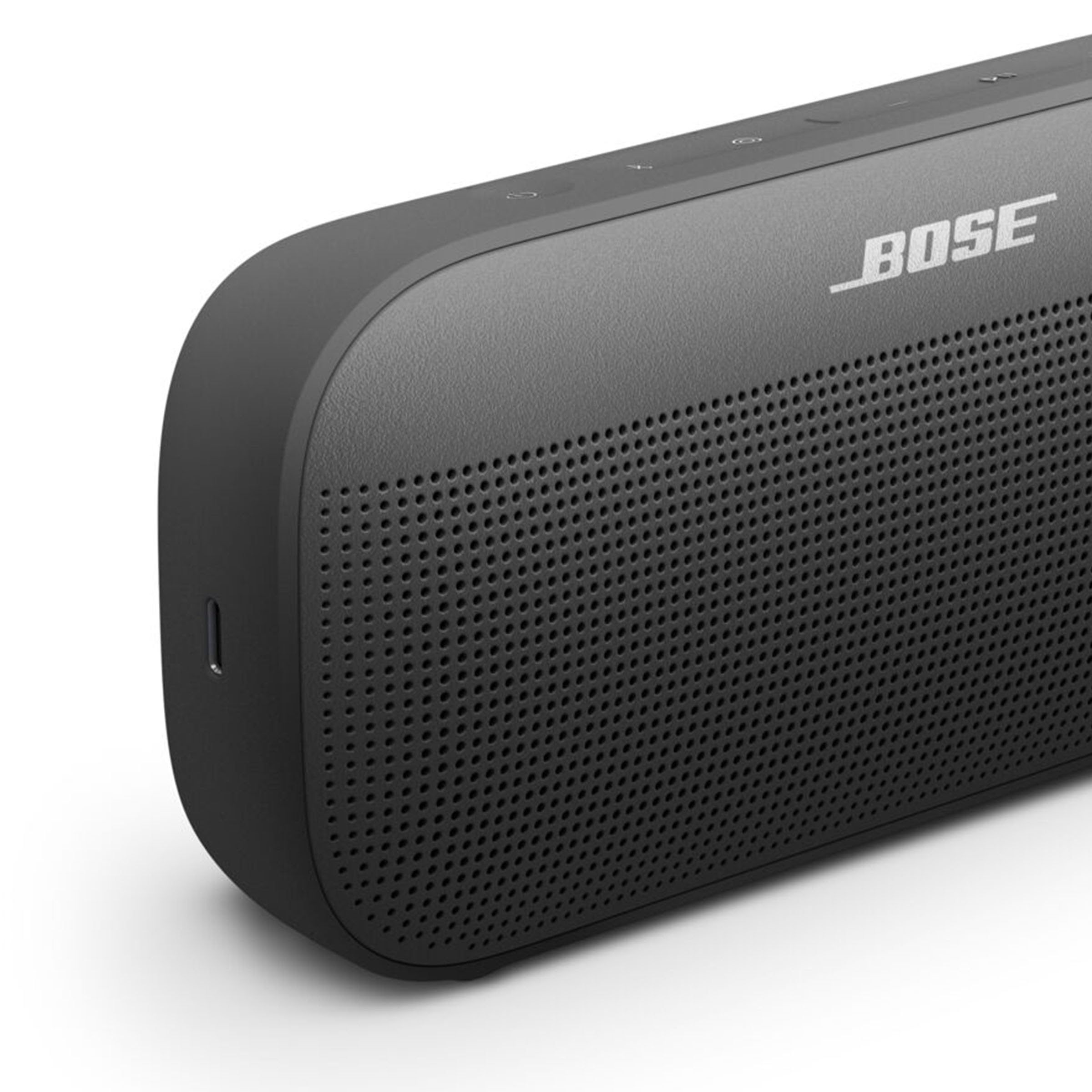 Bose SoundLink Flex Bluetooth Speaker (2nd Gen) - Portable Outdoor Speaker with Hi-Fi Audio, Waterproof and Dustproof, USB-C, Up to 12 Hours Battery Life, Black