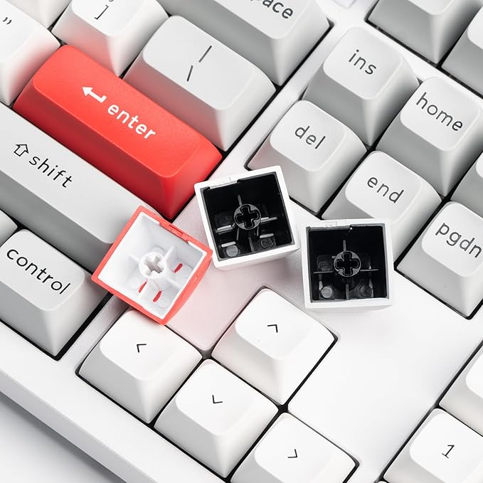 Keychron Q6 Pro Full Aluminum RGB Wireless/Wired Custom Mechanical Keyboard for Mac Windows Linux, Full-Size QMK/VIA Programmable Knob KSA Double-Shot PBT Keycaps Hot-Swappable K Pro Red Switch-White