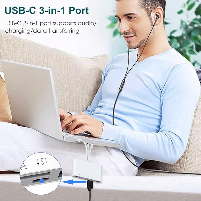 7-in-1 Memory Card Reader Universal Card Reader for iPhone/iPad with USB/USB C Connector & SD/TF Card Slots USB OTG Adapters Supports SD/Micro SD/SDHC/SDXC/MMC Memory Cards Plug and Play