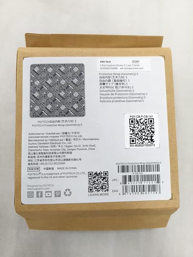 PGYTECH Protective Wrap, Anti-scratch Lens Camera Wrap, Lens protector, Magic Self-Adhesive Cloth Protective Camera Wrapper for DSLR/Camera Lens/Phone/Accessories