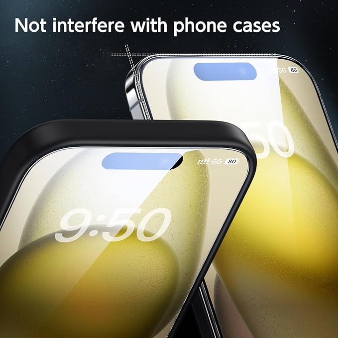 SMARTDEVIL 2 Pack Screen Protector for iPhone 15 Pro Max (6.9 Inch) Tempered Glass, HD Clear Film, Easy Installation, Dust-Free & Bubble-Free