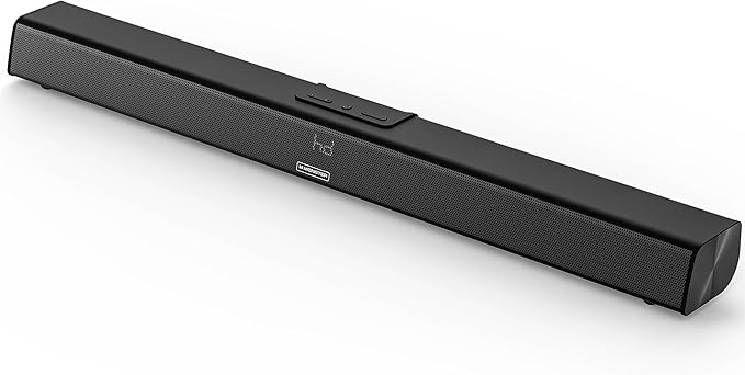 Monster Soundbar SB100 Sound Bar for Smart TV, 120W Soundbar with DSP Dynamic Sound, LED Display, Easy Setup, Bluetooth 5.4, Wall Mountable