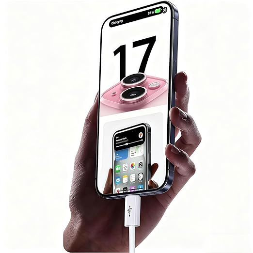 5FT USB C to USB C Woven Cable for iPhone 15/16/17, 16 Pro Max, 16 Plus, 16E, 17Air Car Carplay Charger Cord, AirPods 4, AirPods Pro (2nd/3rd Gen) Fast Charging Cable, iPad Pro/ iPad Air Charger Cable
