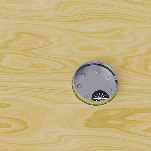 Desk Grommet 2 Inch 50mm, Zinc Alloy Computer Desk Wire Hole Cover, Office Desktop Cord Cable Hole Metal Ring, Silver Tone