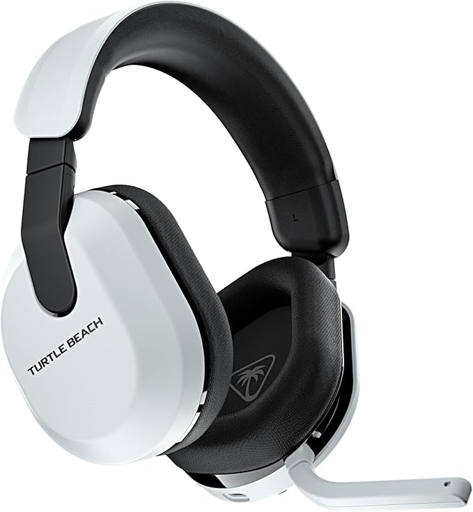 Turtle Beach Stealth 600 Wireless Multiplatform Amplified Gaming Headset for PS5, PS4, PC, & Mobile – Bluetooth, 80-Hr Battery, Noise-Cancelling Flip-to-Mute Mic, 50mm Speakers – White