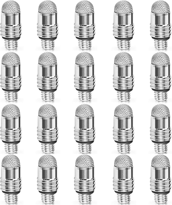 Mesh Fiber Tips (10 Pack) GUUGEI Stylus Pen Replacement Tips Suitable for capacitive Touch Screen,High Sensitivity, Soft, no Scratch Screen Pen tip