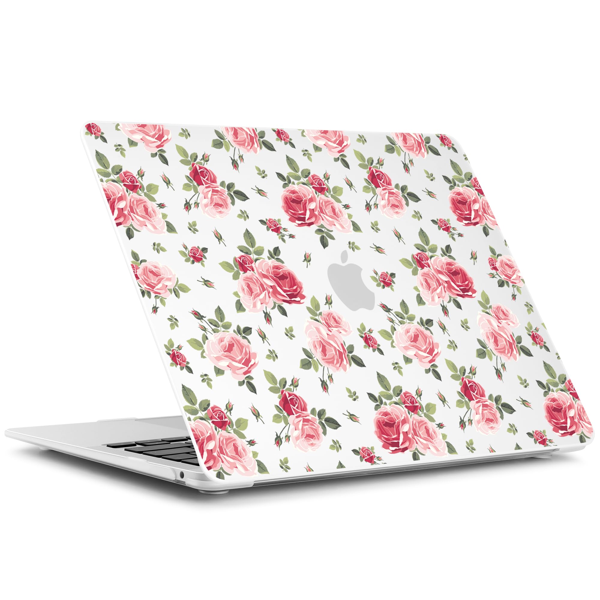 Batianda LumiArt Case for MacBook Air 13 inch 2018-2020, Pink Roses