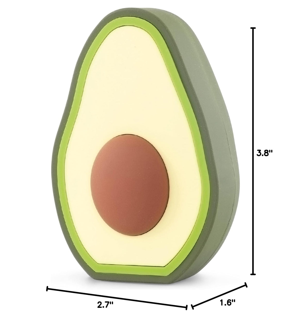 Funx Accessories Avocado Bluetooth Wireless Speaker, Animal Design for Kids of All Ages, Average 3 Hours of Playtime, 3W Output, Compatible with iPhone and Android Devices