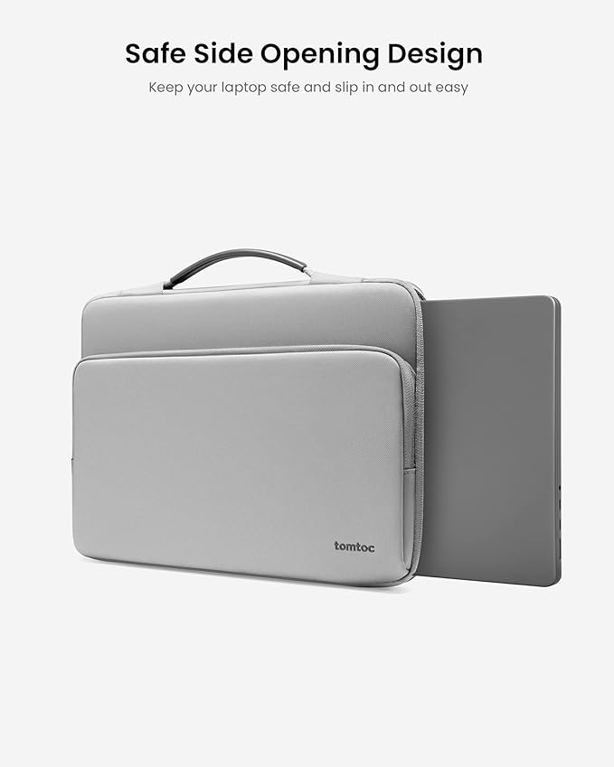 tomtoc 360 Protective Laptop Case for 15-inch 2025 New MacBook Air M4/A3241 M3/A3114 M2/A2941, 15 Inch Microsoft Surface Laptop 7/6, Dell XPS 15 Plus, 15-in MacBook Pro, Acer HP Chromebook 14