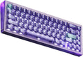MelGeek REAL67 Wired Keyboard, Gaming Keyboard with RGB, Special Magnetic Switches, Rapid Trigger, Hot-Swappable, Snap Tap & Adjustable Actuation, Online HIVE Custom (Potassium-Transparent Purple)