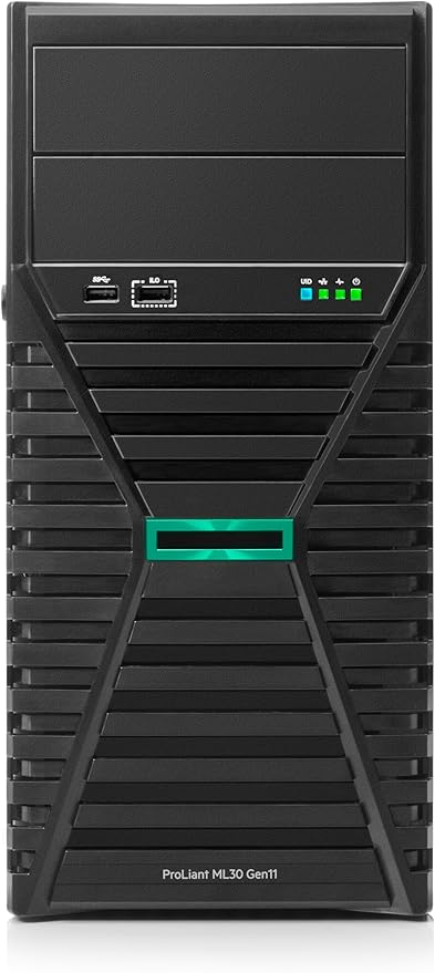 Hewlett Packard Enterprise ProLiant ML30 Gen11 Tower Server with Intel Xeon 6325P, 32GB DDR5, 2x2TB HDD, MR216i-p RAID, 4LFF Bays, 500W PSU (P86770-005)