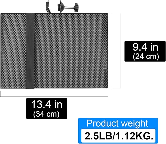 Mr.Power Microphone Stand Rack Tray Holder for Stage, Live Streaming, Recording (13" x 9")(Large)