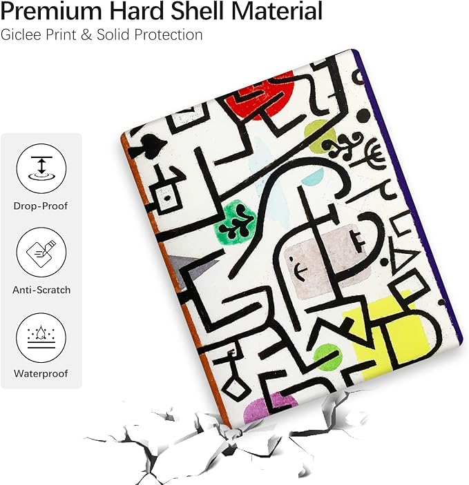 Compatible with MacBook Pro 13 inch Art Case Skin, 2022, 2021, 2020-2016 Release A2289/A2251/A2338 M1 Abstract Hard Shell with Keyboard Cover & Screen Protector (Picture of A Journey by Paul Klee)