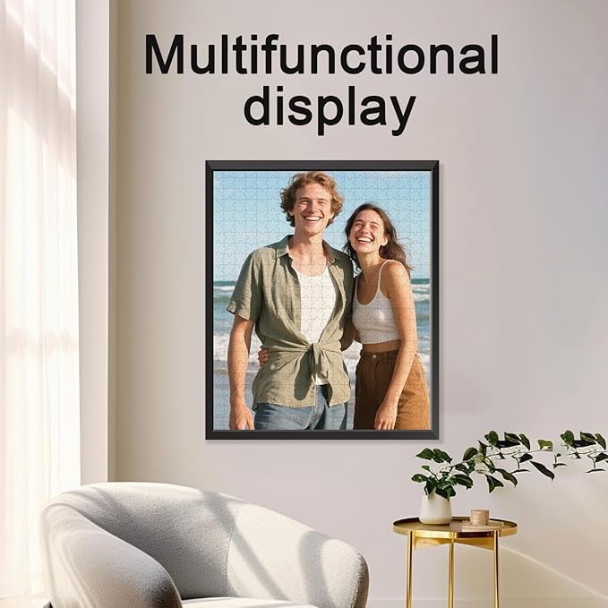 Personalized Photo Puzzle – Custom 500 Piece Jigsaw Puzzle from Your Picture – Unique Gift for Family, Couples, Pets, Birthdays, Weddings, Anniversaries(500-Vertical)