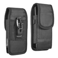Cell Phone Pouch Nylon Holster Case with Belt Clip Cover for Samsung Galaxy S24 Ultra / S24 Plus/ S23 Ultra / A14 5G / A15 5G/A35/A55 5G/iPhone 15 14 13 12 Pro Max Case Metal Belt Clip