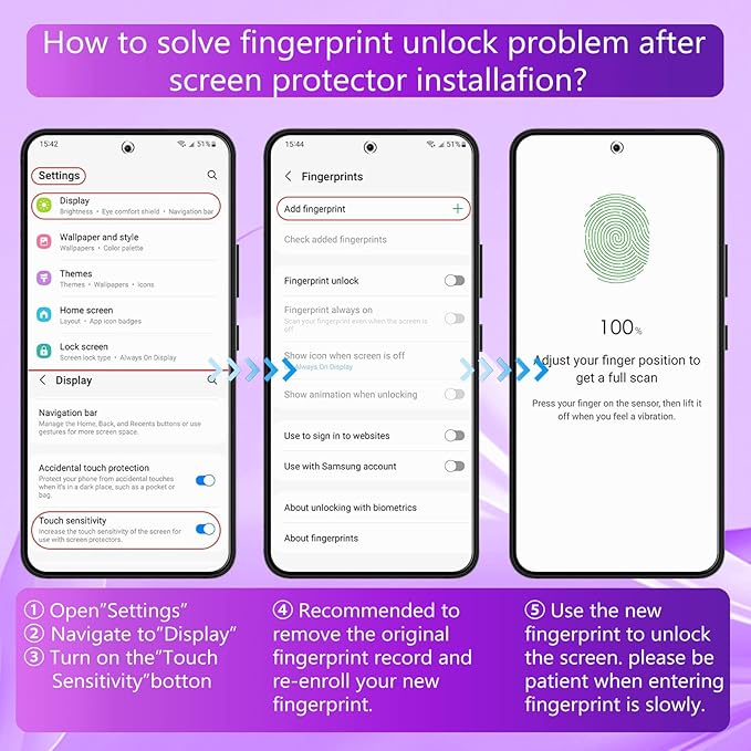 [2+2 Pack] Lesakit Anti-Blue Light Privacy Screen Protector for Samsung Galaxy Note 20 Ultra 6.9 inch with 2 Pack Camera Lens Protector, [Support Fingerprint ID] Anti Spy TPU Flexible Screen Protector- Purple