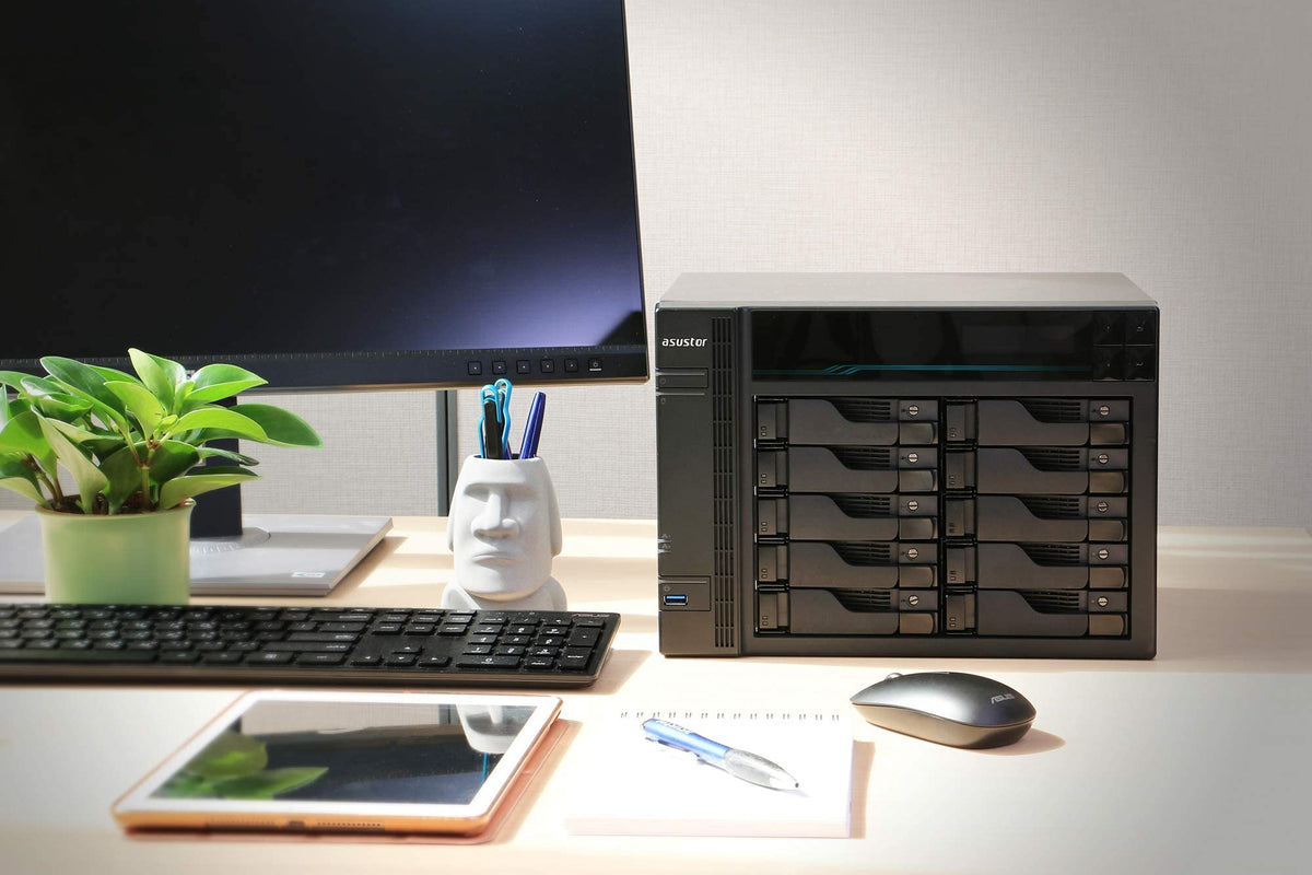 Asustor Lockerstor 2 Gen2 AS6702T - 2 Bay NAS Plex Media Server (Diskless)
