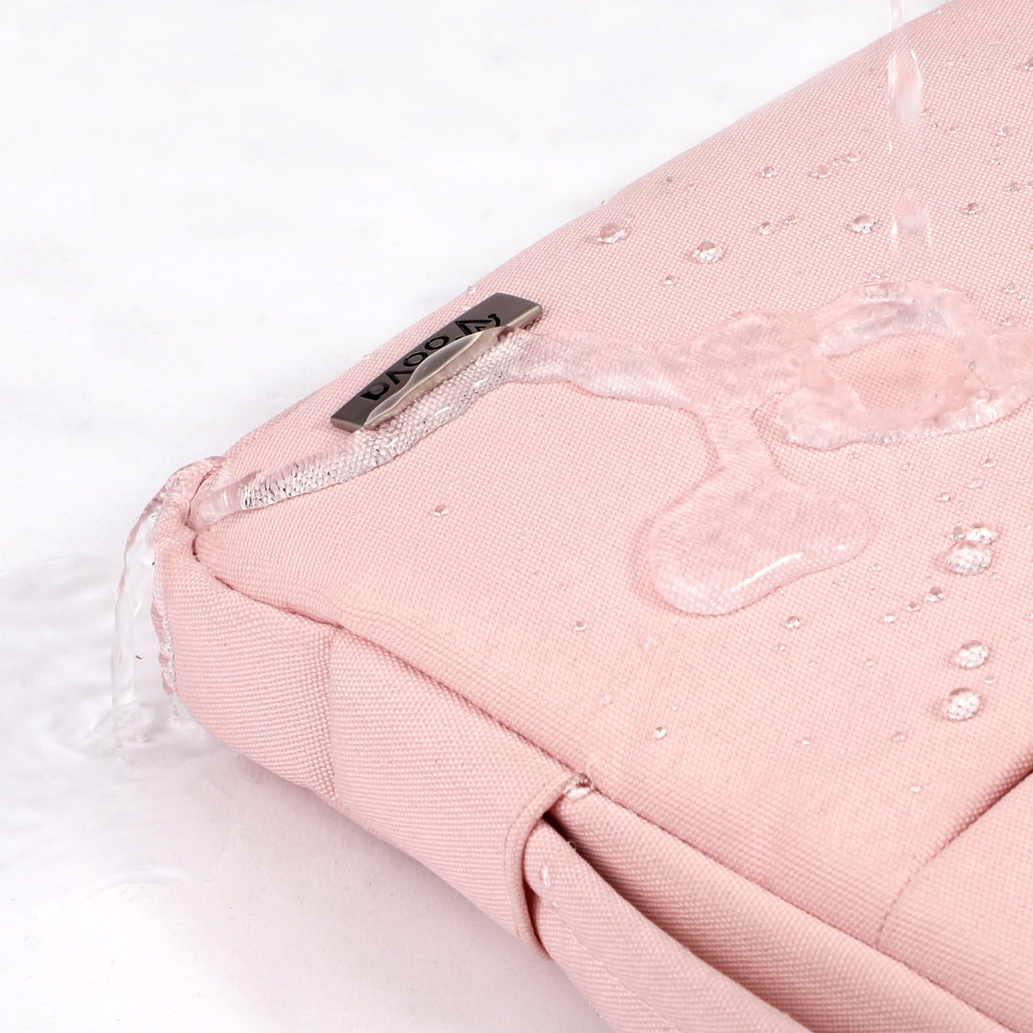 Voova Laptop Sleeve Carrying Case 13 13.6 Inch Compatible with MacBook Air 13 M1/M2/M3/M4, MacBook Pro 13/14, IPad Pro 13, Waterproof Slim Computer Cover Bag, Sakura Pink
