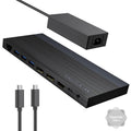 Laptop Docking Station,WAVLINK Triple monitors dock,Dual DisplayPort,HDMI