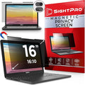 Magnetic Laptop Privacy Screen 16 Inch 16:10 - Removable Computer Privacy Filter Shield and Protector