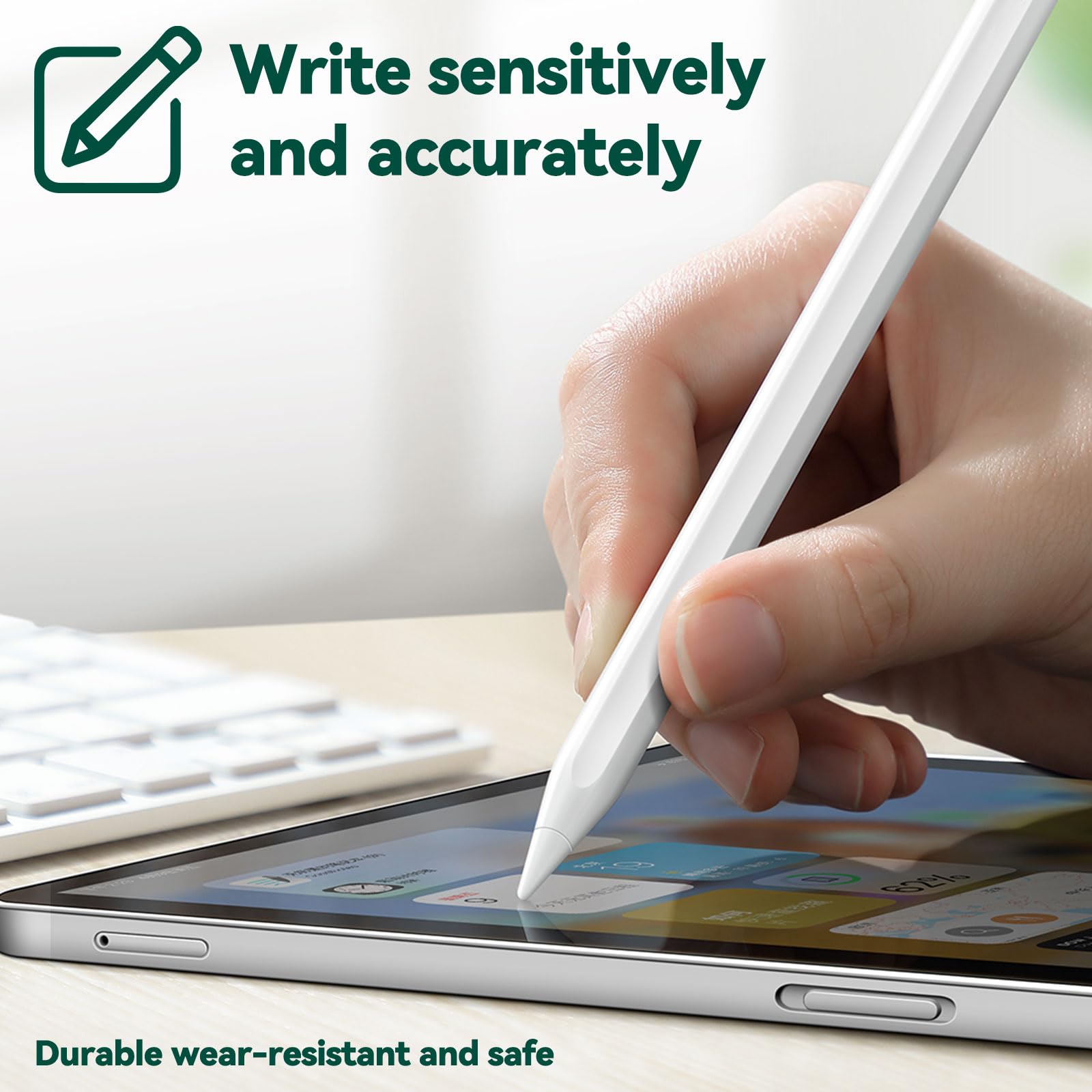 Inesore Pencil Tips for Apple Pencil Pro/1st/2nd/USB-C (6 Pack)
