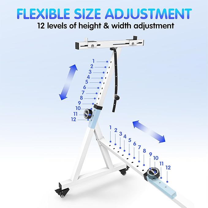 Universal Z-style Heavy-Duty Piano Keyboard Stand - Adjustable and Portable for 61/88 Keys (White)