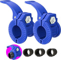 Barbell Clips 1 Inch Quick Release Weight Clamps 0.9-1.18inch Multi-Size Adjustable Olympic Clamps for Bars