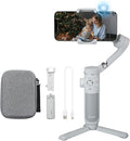 FeiyuTech VB 4SE Kit-Phone Gimbal Stabilizer with Bag,Lighting Enabled Tracking Module, Phone Gimbal for Video Recording,Gesture Control, Fit iPhone&Android,Vertical Shot for YouTube,TikTok,Max 0.69lb